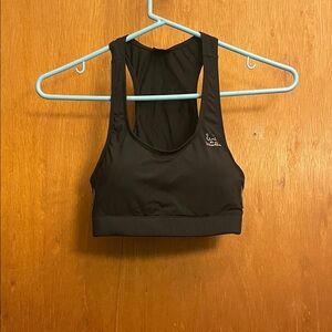 athletica Black Racerback Sports Bra